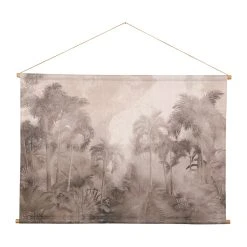 SEMA DESIGN Toile Tropicale Taupe