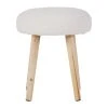 SEMA DESIGN Tabouret Bouclette Ivoire Et Bois De Pin -Element -Sema Design Boutique 76248 DEB WEB