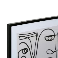 SEMA DESIGN Cadre Deco Arty Visage Noir 52x72cm -Sema Design Boutique 76362 DET01 WEB