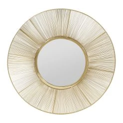 SEMA DESIGN Miroir En Fer Doré D51cm - Ardecor