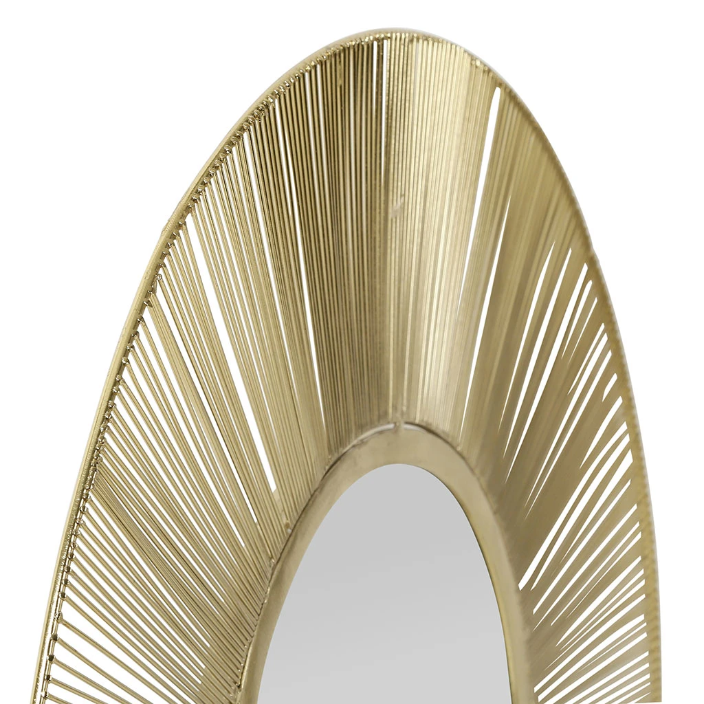 SEMA DESIGN Miroir En Fer Doré D51cm - Ardecor 4 SEMA DESIGN Miroir En Fer Doré D51cm - Ardecor – Image 2