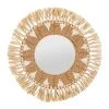 SEMA DESIGN Miroir Rond Naturel Et Blanc En Raphia D42cm - Terre Brulée -Sema Design Boutique 76750 DEB WEB