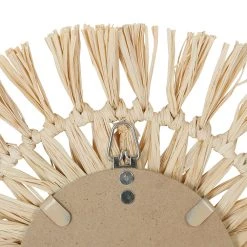 SEMA DESIGN Miroir Rond En Raphia Naturel D30cm -Sema Design Boutique 76751 DET02 WEB