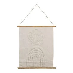 SEMA DESIGN Toile Tuftée Arc En Ciel écru 60x70cm - Blue Sand