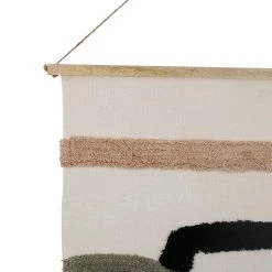 SEMA DESIGN Toile Tuftée écru, Brun Et Sauge En Coton -terre Brulee -Sema Design Boutique 76761 DET01 WEB