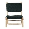 SEMA DESIGN Fauteuil En Bois D'eucalyptus Et Nylon émeraude