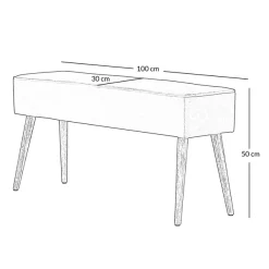 Zago Banc Scandinave Velours Kaki - Popy 9 Zago Banc Scandinave Velours Kaki - Popy -Sema Design Boutique 820ee 4