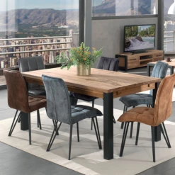 Casita Table à Manger En Chêne Massif 180x90cm - Catane -Sema Design Boutique 89f5e screenshot 1