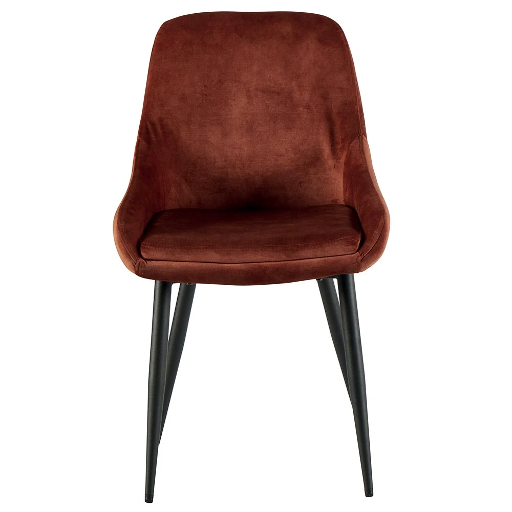 Casita Chaise Salle à Manger Tissu Rouille - Stil 4 Casita Chaise Salle à Manger Tissu Rouille - Stil – Image 2