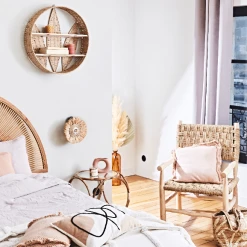 SEMA DESIGN Etagere 2 Niveaux Floraly Naturel D60.5x13.5cm -Sema Design Boutique c312c etagere floraly deux niveaux