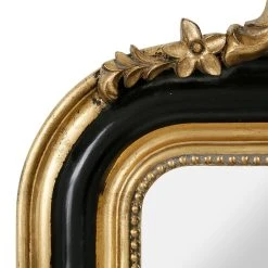Comptoir De Famille Miroir Feerie Noir Et Doré En Bois -Sema Design Boutique c9a70 5728 det02 web