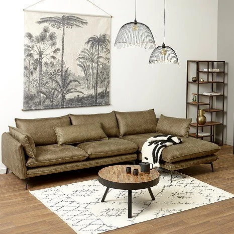 Zago Table Basse Ronde En Teck Recyclé Et Métal D76cm - Wally 4 Zago Table Basse Ronde En Teck Recyclé Et Métal D76cm - Wally – Image 2