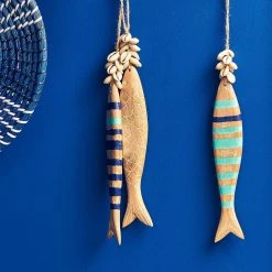 Jardin D'Ulysse Deco Poisson Un été à La Mer H30cm Bleu -Sema Design Boutique e4027 amb hd 2022 01 pe jardin 8481