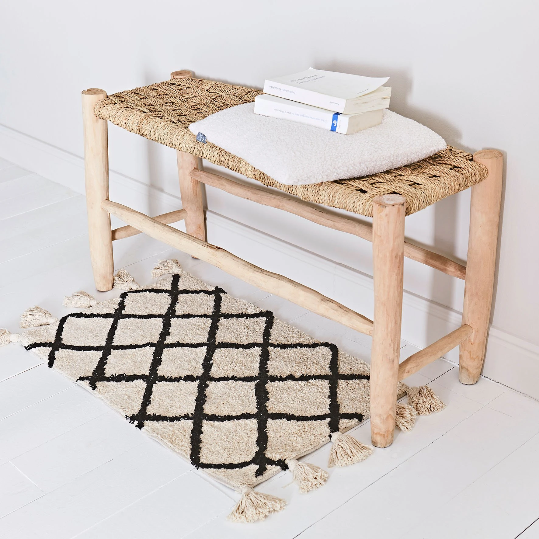 SEMA DESIGN Banc En Osier Naturel 3 SEMA DESIGN Banc En Osier Naturel